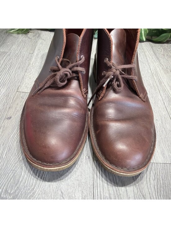 Clarks Originals  Bushacre 3 mens Brown Size 11.5 Chukka Boots main image 5